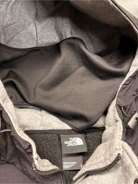 The North Face Black Jacket with Gray Fleece Lining